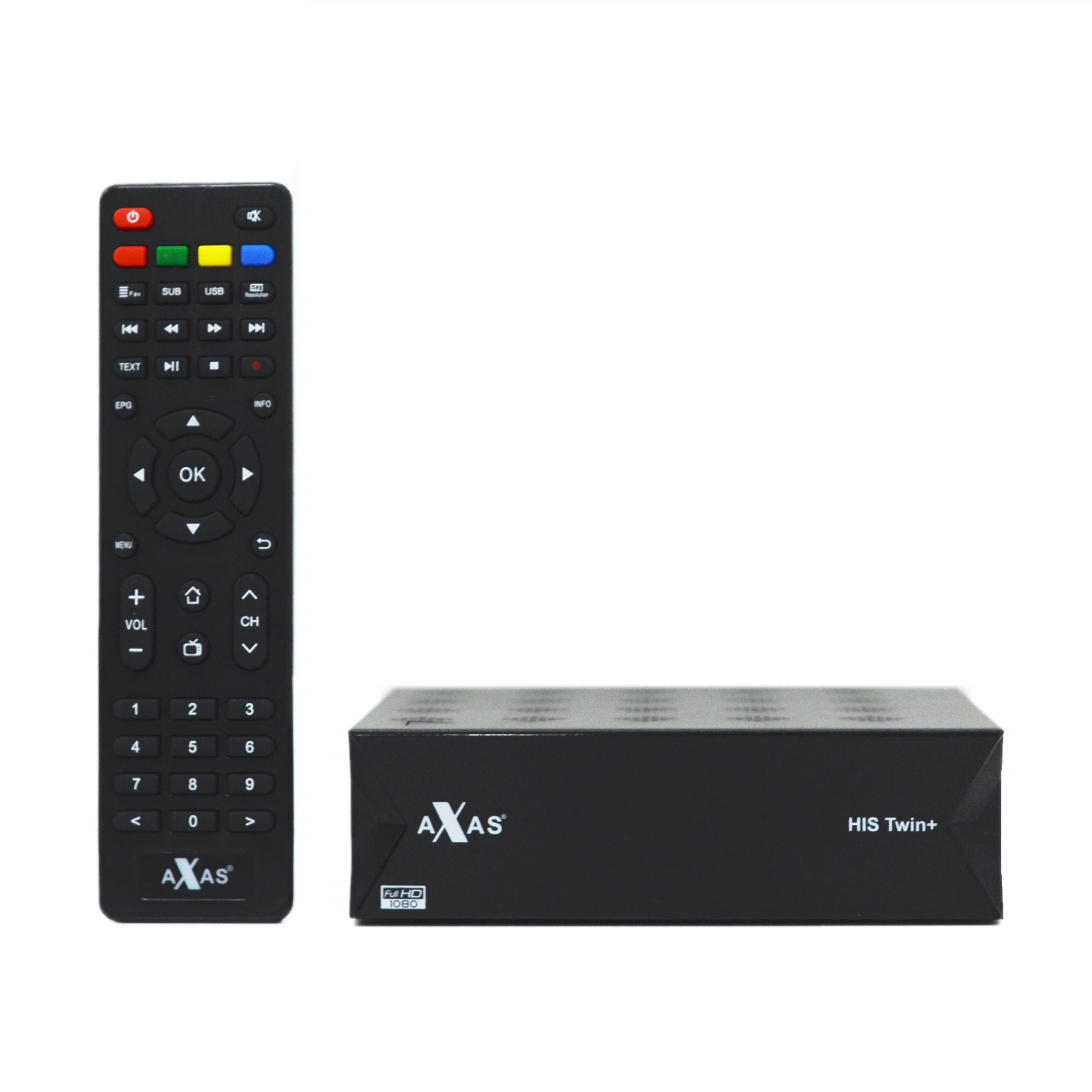 Распродажа спутниковый приемник AXAS His Twin Plus 1080P DVB-S2 WIFI Enigma2 Open ATV 6.X Linux TV box VS ZGEMMA H9 Box