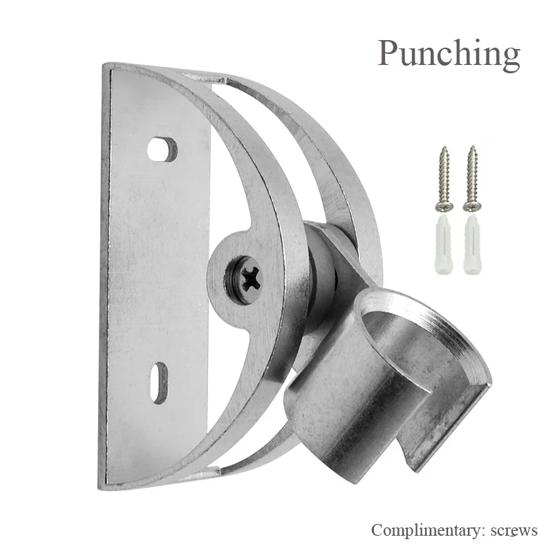 Holder Bracket 1,5 м/1,2 м шланг для душа из нержавеющей стали высокого качества шифрование взрывозащищенный шланг пружинная трубка вытяжная трубка аксессуары для ванной комнаты - Цвет: Holder Bracket