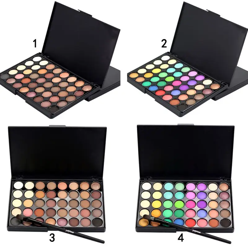 

40 Cosmetic Makeup Eye Shadow Earth Colors Matte Pigment Eyeshadow Palette