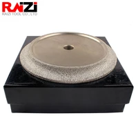 raizi 6inch150mm diamond profile wheel for granite marble stone demi bullnose edge profile vacuum brazed diamond grinding tools