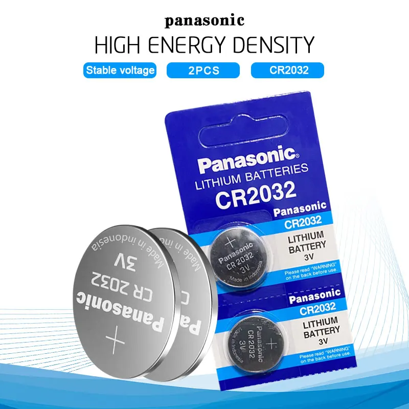 2 шт. батарейки для часов PANASONIC cr2032 3 в cr 2032|Часовые батарейки| |