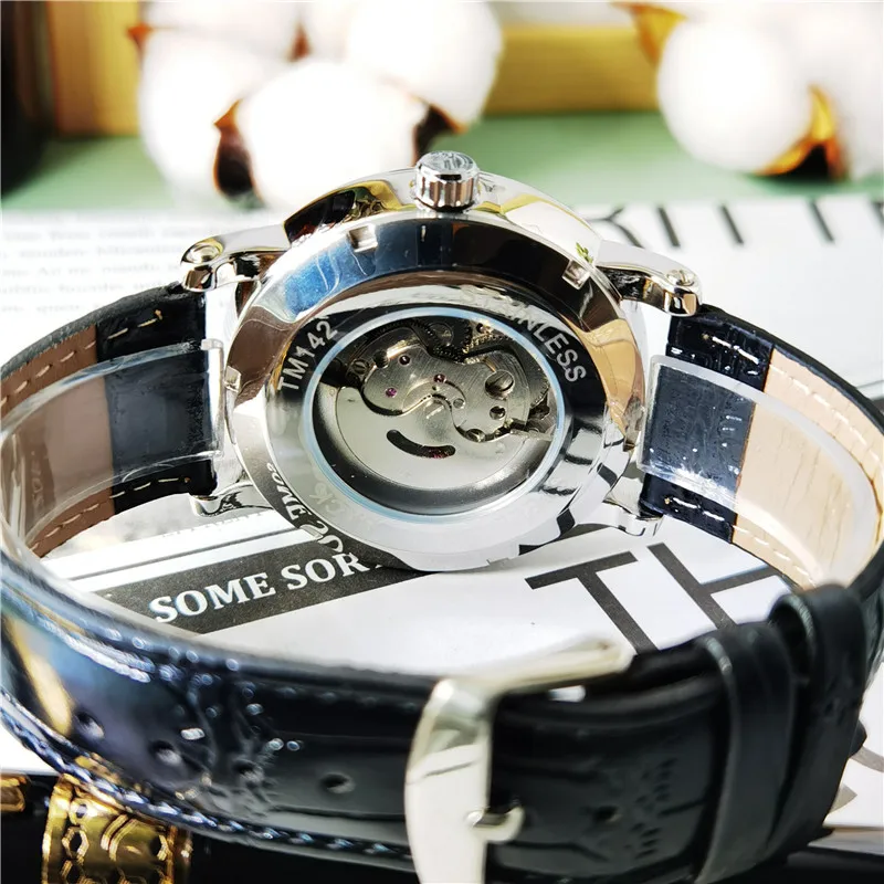 Forsining New Fashion Business Series Mechanical Watches Calendar Display Mens Watch Top Brand Luxury Automatic WristWatch Clock | Наручные