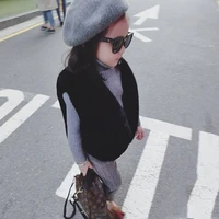 baby girls faux fur vest outfits coat winter kids 2021 new waistcoats warm infant sleeveless jacket outerwear children clothing
