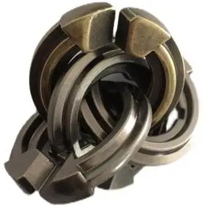 Металлическая головоломка IQ с высоким уровнем сложности головоломка|Пазлы| |