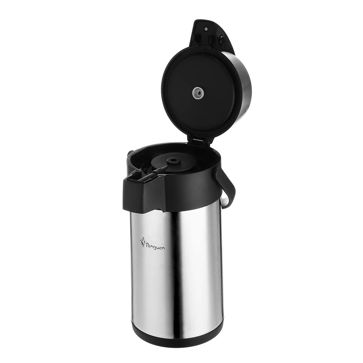 3L Airpot насос кофе фляга из нержавеющей стали вакуумный насос действие воздушный горшок горячий/холодный кофейный термос питания кувшин с кнопкой блокировки/ручкой