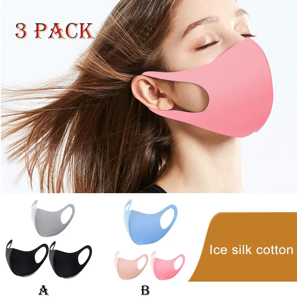 

5pc Washable Mask Anti-dust Cycling Face Masks Reusable Mouth Covering Dustproof Mouth-muffle Mouth Caps Mondmasker