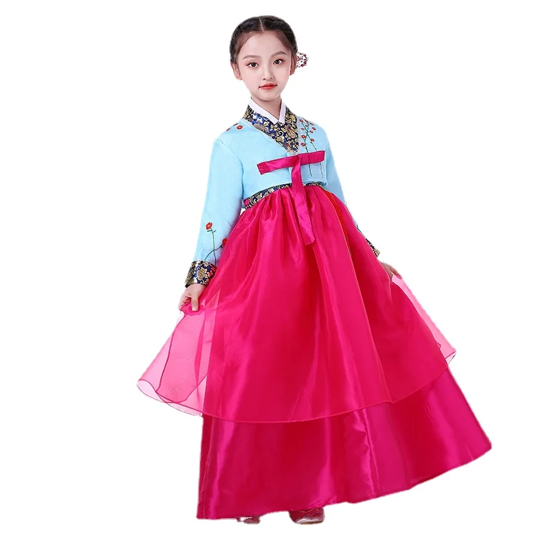 Обувь для девочек дворец корейский ханбок ребенок этнические национальные