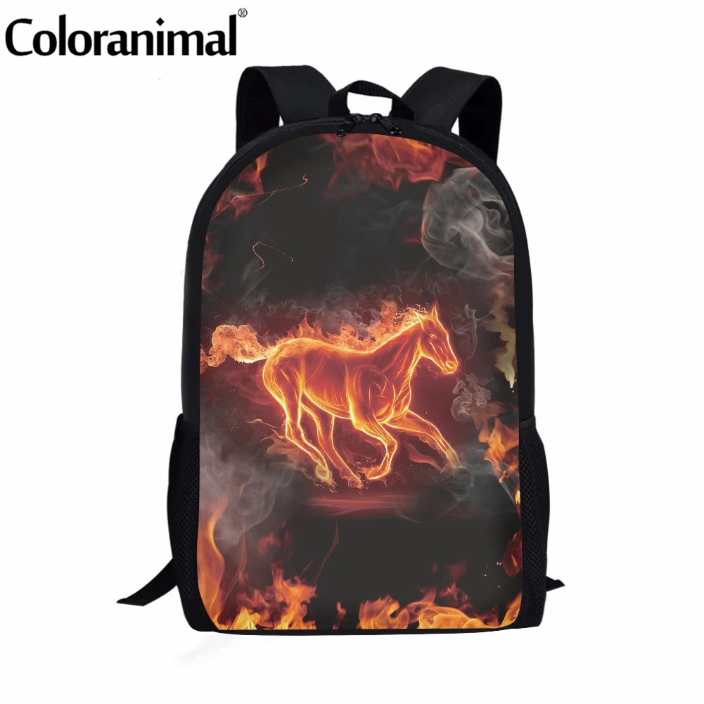 Модный вместительный рюкзак Coloranimal для девочек и мальчиков 2021 сумка книг крутой