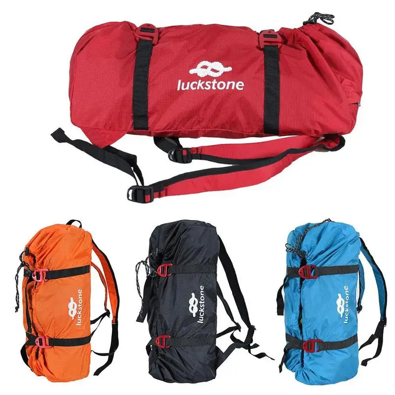 

Climbing Rope Bags Shouder Strap Ropes Storage Bag Outdoor Camping Rock Mountaineering Folding Portable Adjustable Waterproof