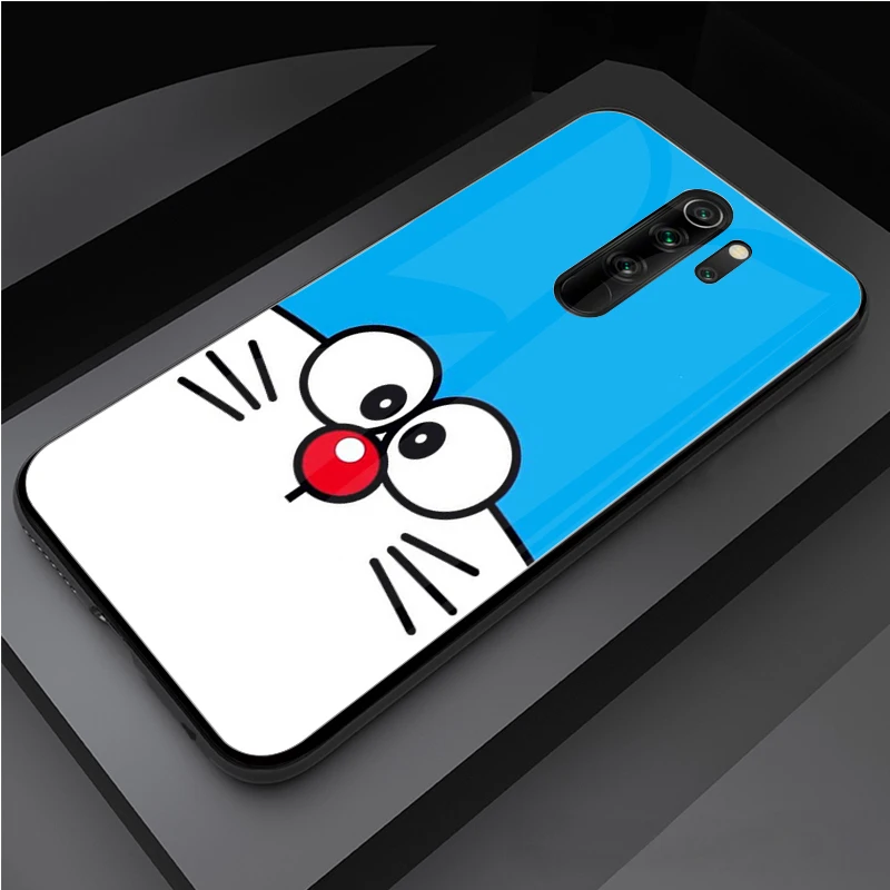Чехол Doraemon чехол из закаленного стекла для телефона Redmi Note 5 6 7 8 9 Pro Note8T Note9S Redmi8 |