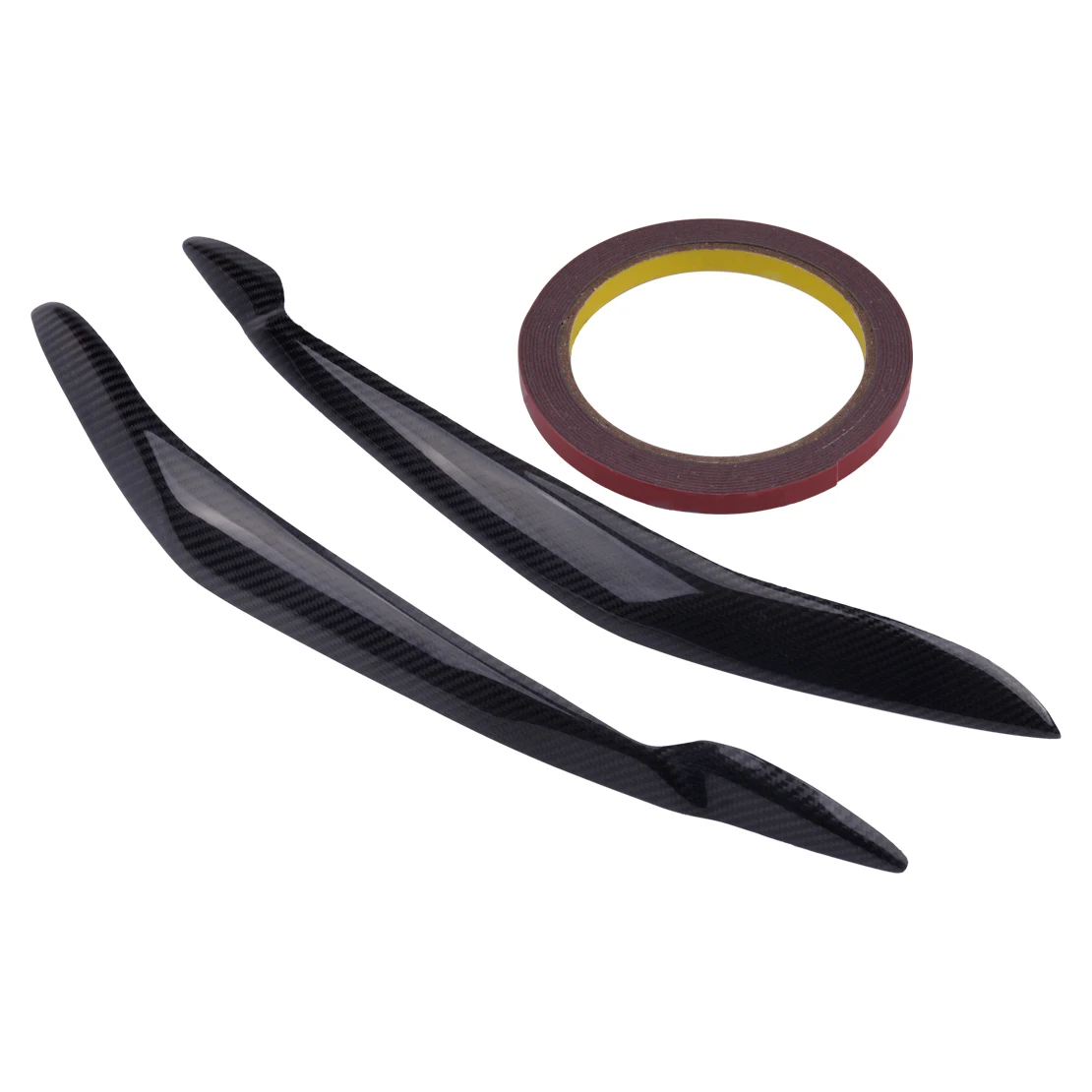 Черные Автомобильные фары из углеродного волокна модифицированные аксессуары