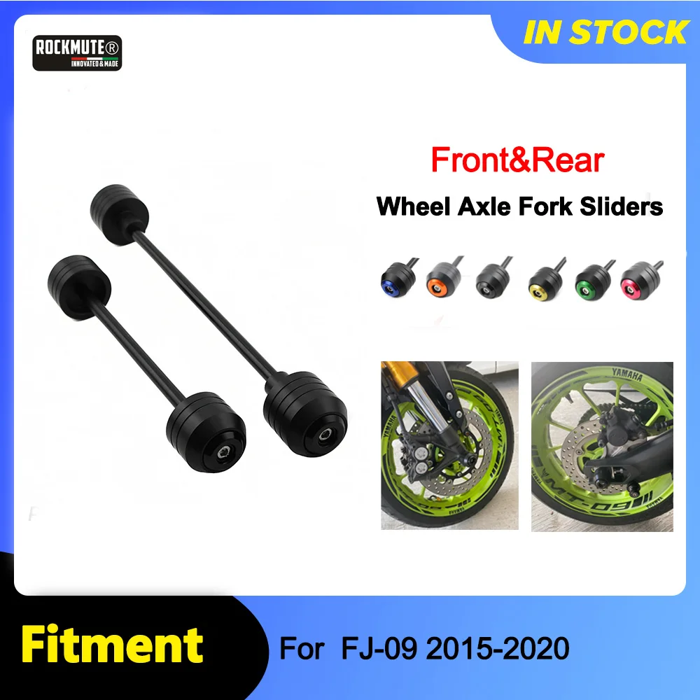 

Front Rear Axle Fork Crash Sliders For YAMAHA FJ-09 2015-2020 Motorcycle Accessories Wheel Protector