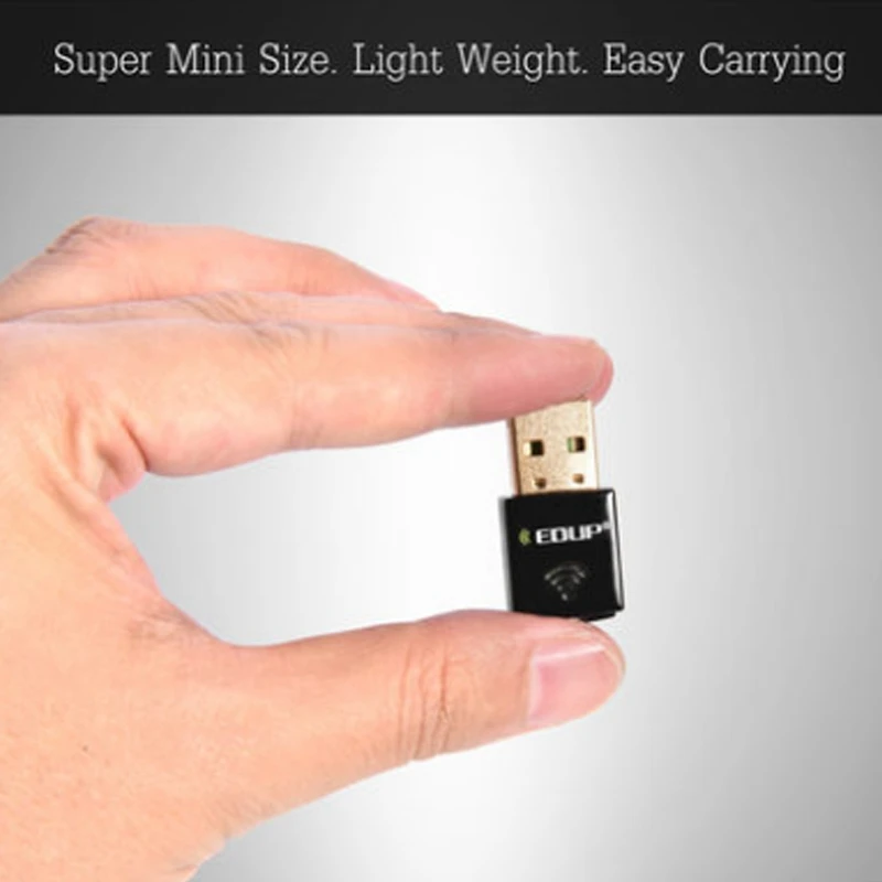 

EDUP WIFI Bluetooth Adapter 150M USB2.0 2.4GHZ Wireless Mini WiFi Receiver for PC/ Laptop