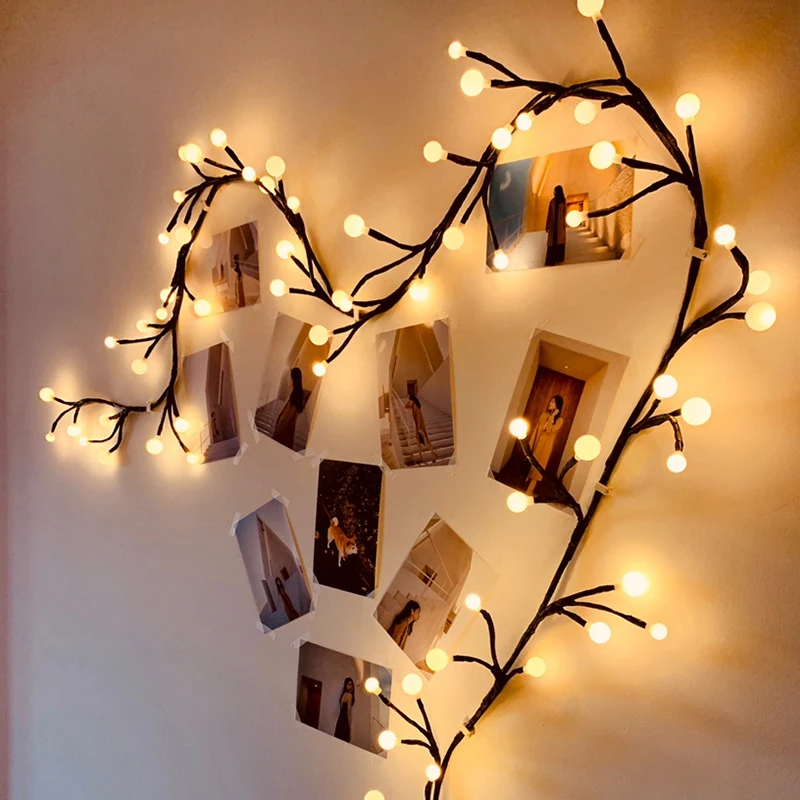 

Globe Ball String Lights 8 Mode 72Led Decorative Starry Fairy Lights Indoor Outdoor DIY Strings Light For Christmas Patio Garden
