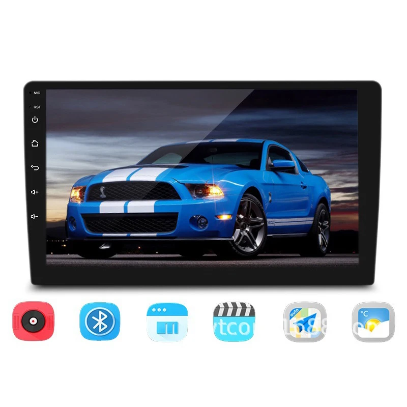 9-Inch Android 8.1 Car Gps Multimedia Universal Navigation Head With Reverse Rear Camera For Any Model Ultra-Thin Back | Автомобили и