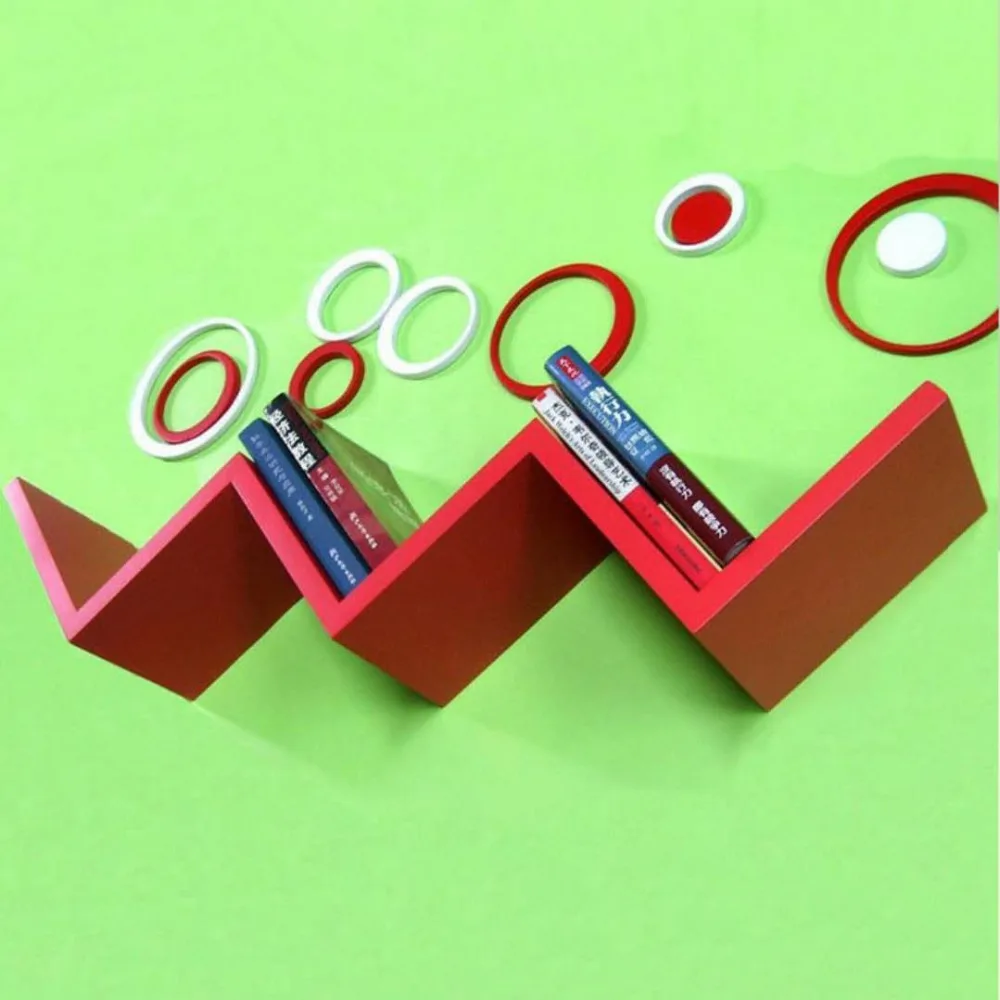 Креативная настенная полка Настенная книжная 3|Декоративные полки| |