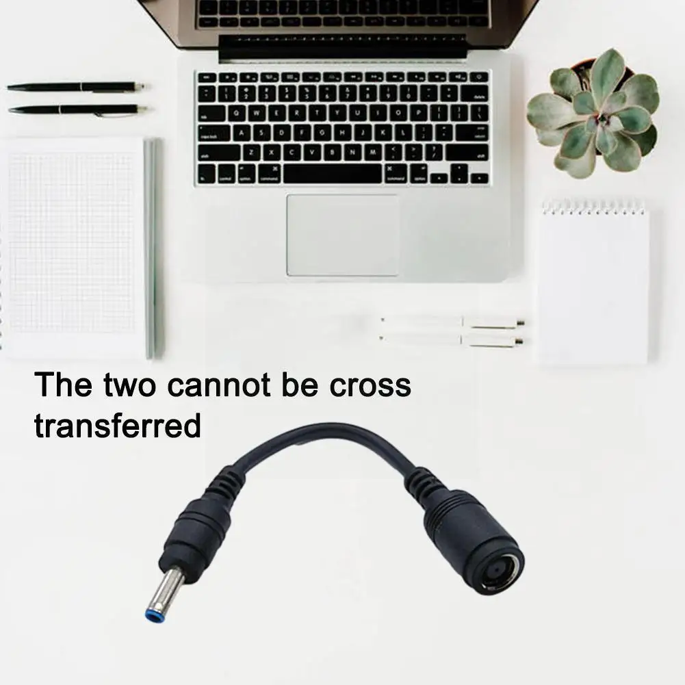 

For Female 7.4mm X 5.0mm To 4.5mm X3.0mm Male Charger Connector Converter Cable For Jack Power Adapter Y6b8
