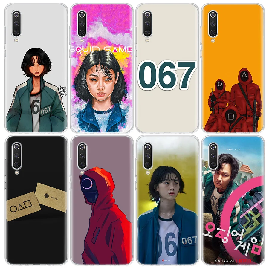 

New products Squid game Phone Case For Redmi 10 9 9A 9C 9T 8 8A 7 7A 6 6A Note 10 Pro 11 9 9S 8 8T 7 6 5 Coque Cover Shell