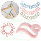 510 шт. DIY Miniпротивоскользящие вешалка для одежды дома экономия пространства и комбинированной шнуровкой рельсы шкаф, органайзер, хранилище, сумочка, держатель крюка