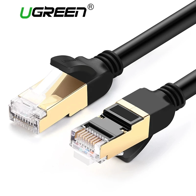 Ugreen Cat7 Ethernet кабель RJ 45 сетевой UTP Lan Кабель Cat 7 RJ45 Соединительный шнур 10 м/20 м/30 м для