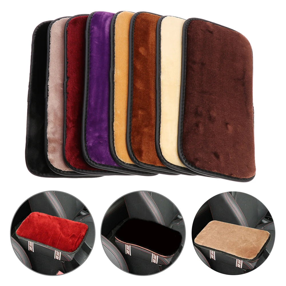 

1Pcs Car Armrest Box Pad Cover Center Console Box Armrest Pad Cushion Cover Durable Mat For Auto SUV Car Interior Accessories