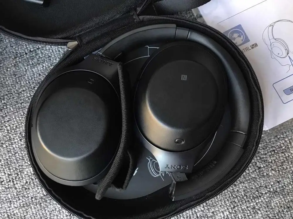 Б/у наушники Sony с шумоподавлением беспроводные Bluetooth r микрофоном и голосовым