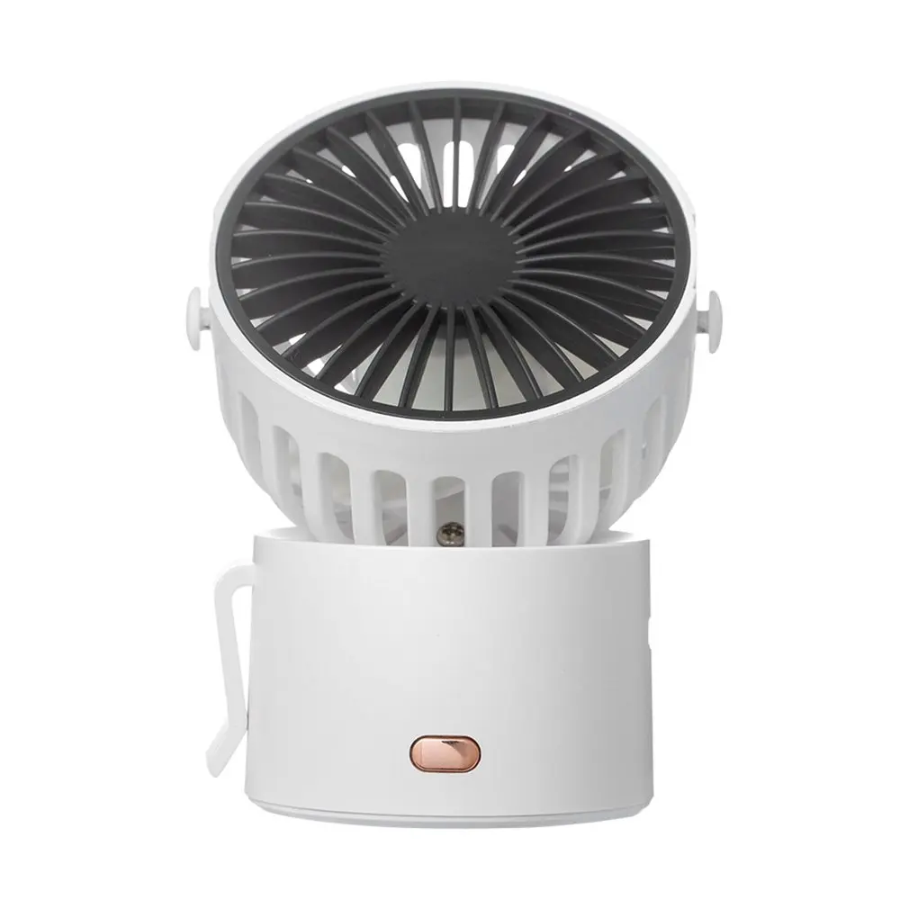 

Usb Desk Fan Hanging Neck Three Gear Wind Speed With Strong Wind Quiet Operation 45Â° Rotation Mini Fan For Office Bedroom