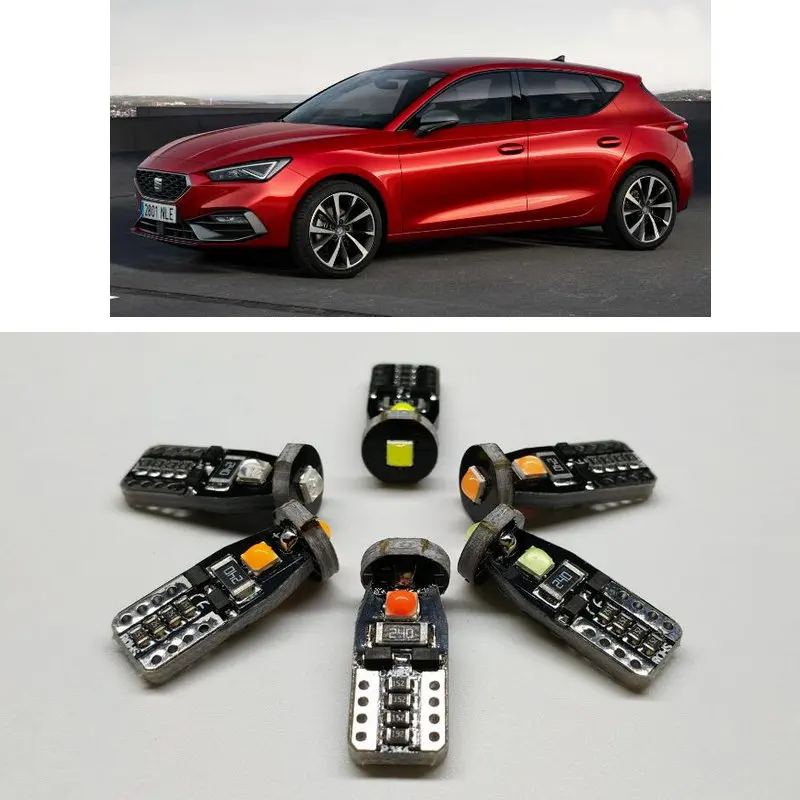 

Car Interior Led Light For seat leon ibiza skoda octavia octavia 2 a7 a5 rapid kodiaq fabia error free white red yellow pink