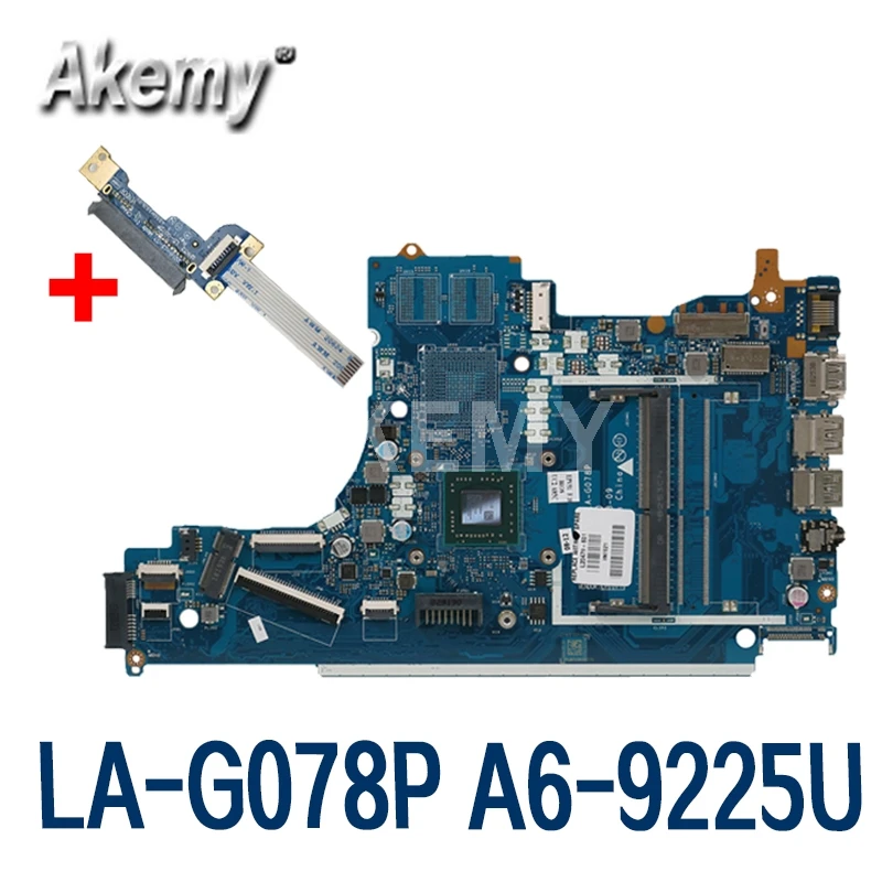 

Материнская плата AKemy 15 дБ 15 т-дБ для ноутбука For HP L20478-601 EPV51 LA-G078P CPU:A6-9225U DDDR4 100% ТЕСТ ОК