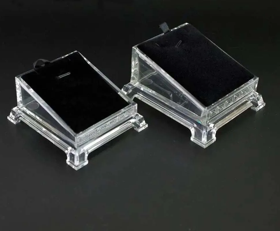 Подставка для ювелирных изделий акриловая из плексигласа прозрачная Нефритовая