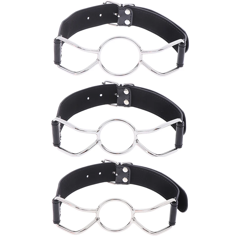 Leather Sex Toys Ring Gag Flirting For Couples Open Mouth With O-Ring Bondage BDSM Adult Erotic Play | Красота и здоровье