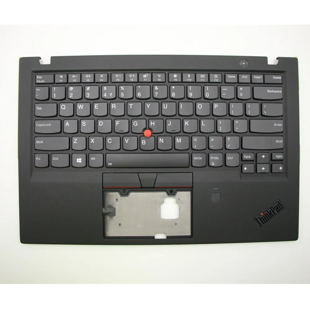 

Applicable to Lenovo ThinkPad X1 Carbon 6th Gen Palmrest Panel Bezel Cover US English Backlit Keyboard FRU 01YR547 01YR583