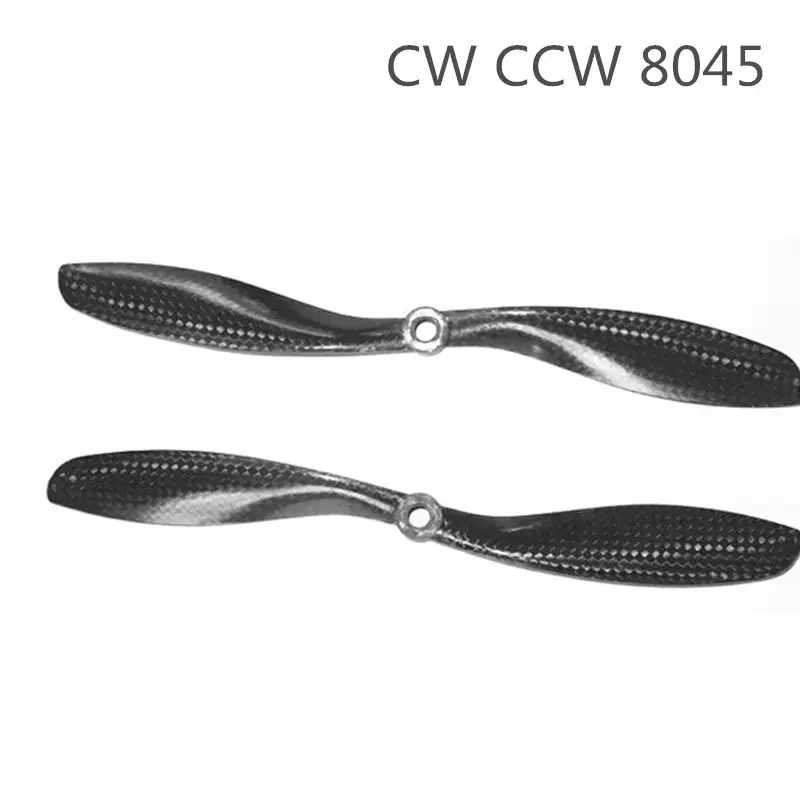 

1 Pairs 8.0x4.5 8" 3K Carbon Fiber Propeller CW CCW 8045 CF Props Propellers for DJI Motor for DJI Model Drone Accessory