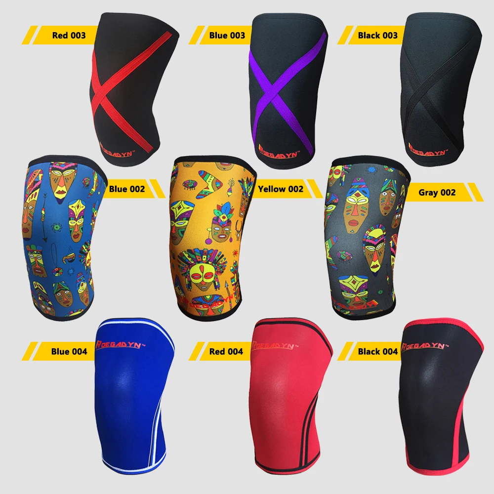 2018 ROEGADYN Профессиональное качество 7 мм жесткий неопрен компрессионный