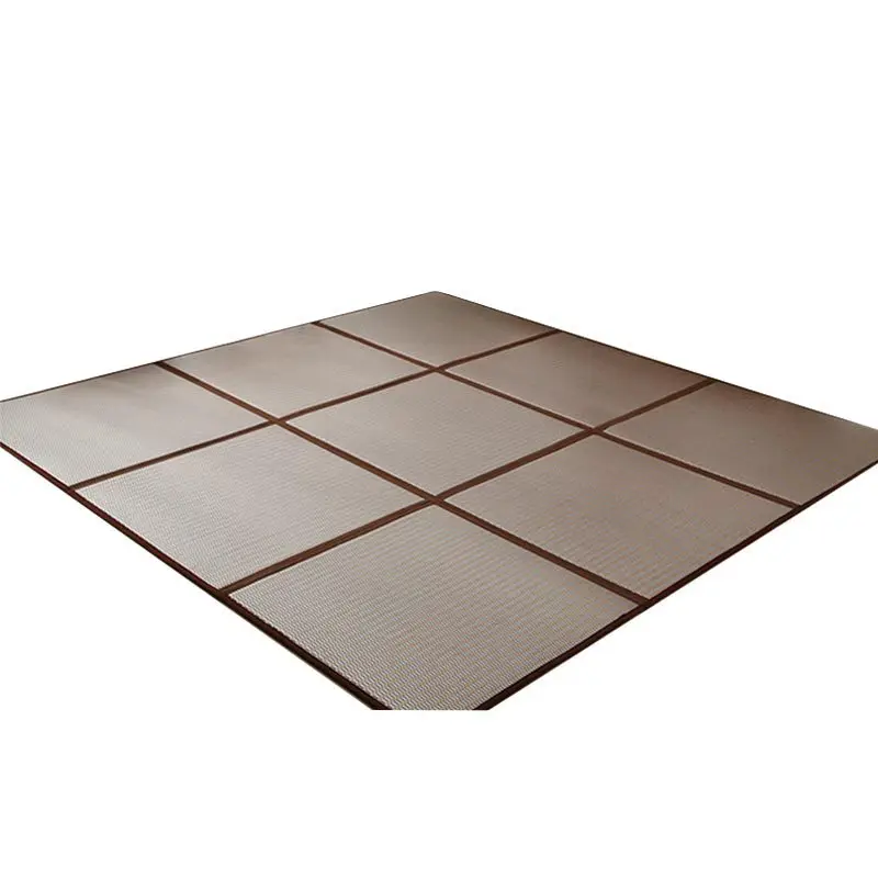folding rattan floor mat thick living room floor sleeping mat rattan japanese tatami carpet pad summer baby play mat non slip free global shipping