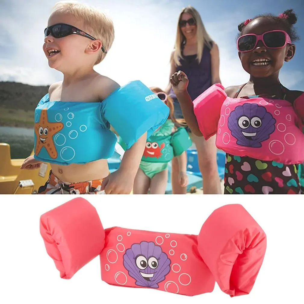 

New Baby Swim Rings Puddle Jumper Baby Life Vest Cartoon Child Life Jacket 2-6 years Old Boy Girl Children Swimming Accessories