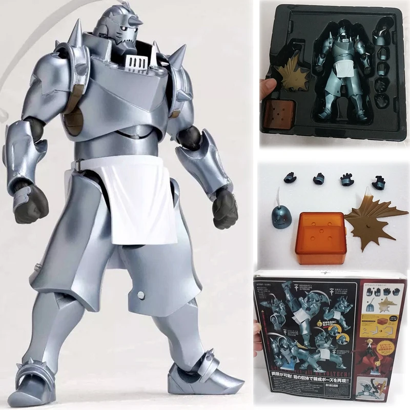 Тинейджеров Revoltech Ямагучи № 116 для косплейного костюма «Стальной Алхимик»; ботинки в стиле «Эдвард Элрик № 117 AlphonseAction Рисунок Модель игрушки куклы для подарка