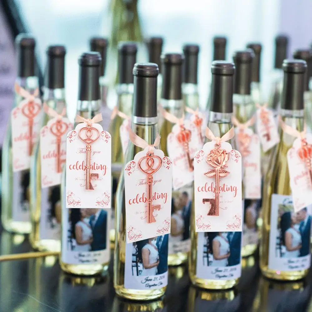 OurWarm свадебные подарки для гостей 10 шт./компл. розовое золото открывашка пивных