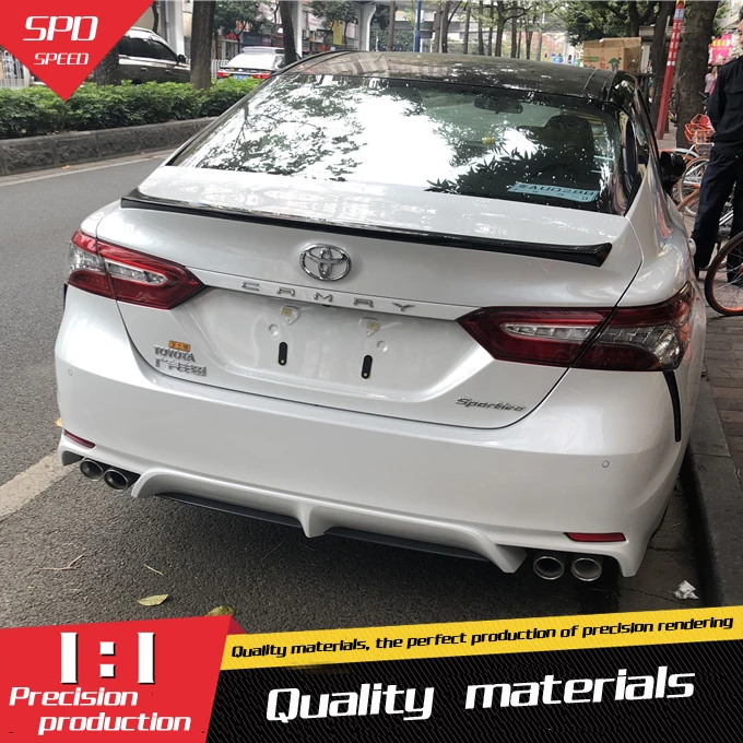 Спойлер для Toyota 18 Camry высококачественный спойлер из АБС пластика заднего крыла
