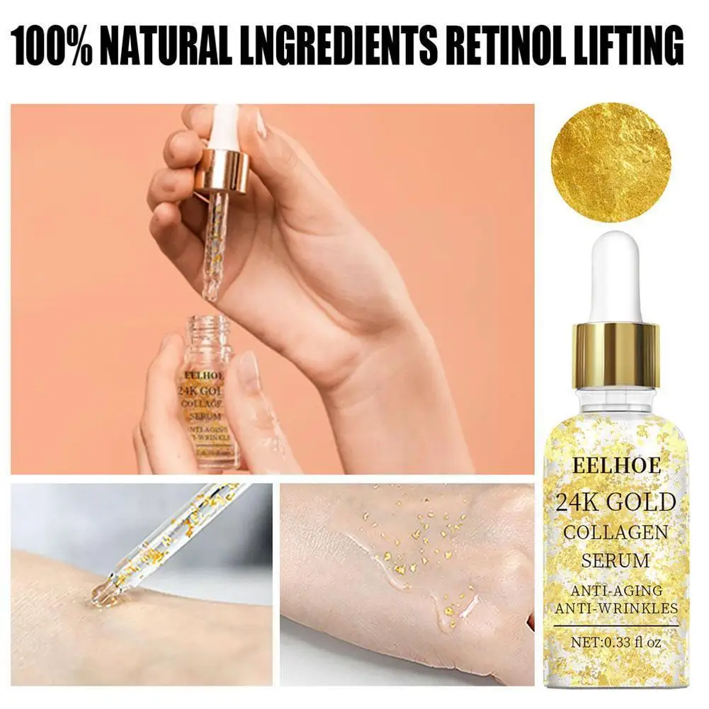 

24k Hyaluronic Acid Nourish Wrinkle Removal Anti-aging Brightening 1pc Serum Niacinamide Moisturizing J0x2