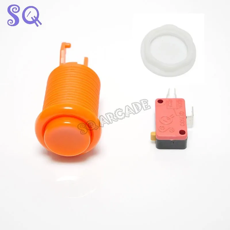 Free shipping 1pc factory wholesale price 28mm mouting Push Button Durable Multicade MAME Jamma Game Long Switch Mult-color | Спорт и