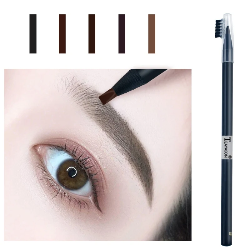 Карандаш для бровей Pull Line водостойкий устойчивый к размыванию простой в