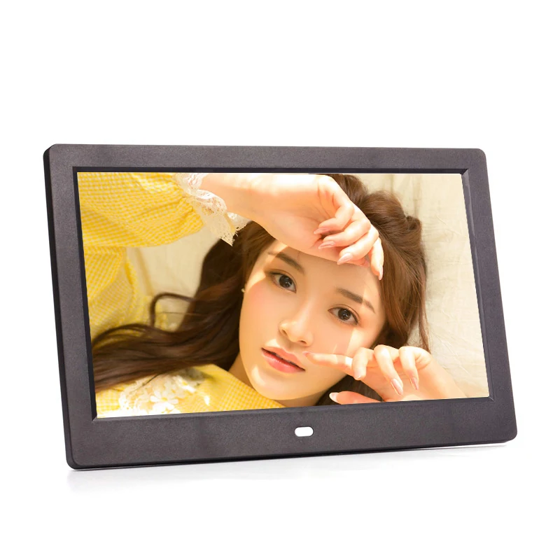 Новинка, 10 дюймов, Экран светодиодный Подсветка HD 1024*600 цифровая фоторамка электронный альбом для фотографий Музыка Фильмы Функция, хороший подарок для ребенка