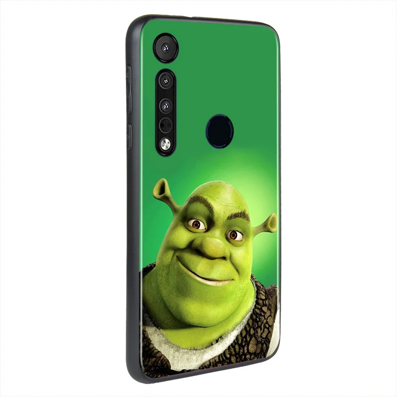 

Cartoon Cute Monster Sshrek For Motorola G9 G8 G Stylus Power One Fusion Hyper Edge E7 E6 5G Plus Play Lite Phone Case