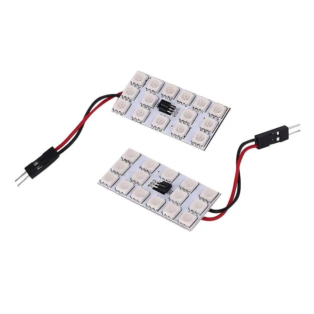 

LED Reading Lamp Car Reading Lamp 16 Colors Remote Control Accessories DC 12V Luminous Colorful for Mini 5050SMD Decoration