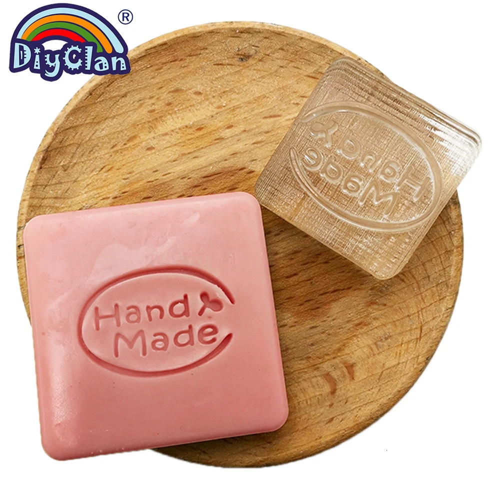 Простой стиль шаблон ручной работы мыло штамп глава DIY Ручная работа акриловая