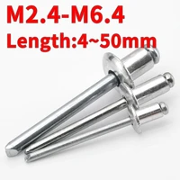 pop rivets aluminium m2 4 m2 8 m3 2 m3 6 m4 m5 m6 4 dome head blind rivets steel shank mandrel exhaust rivets