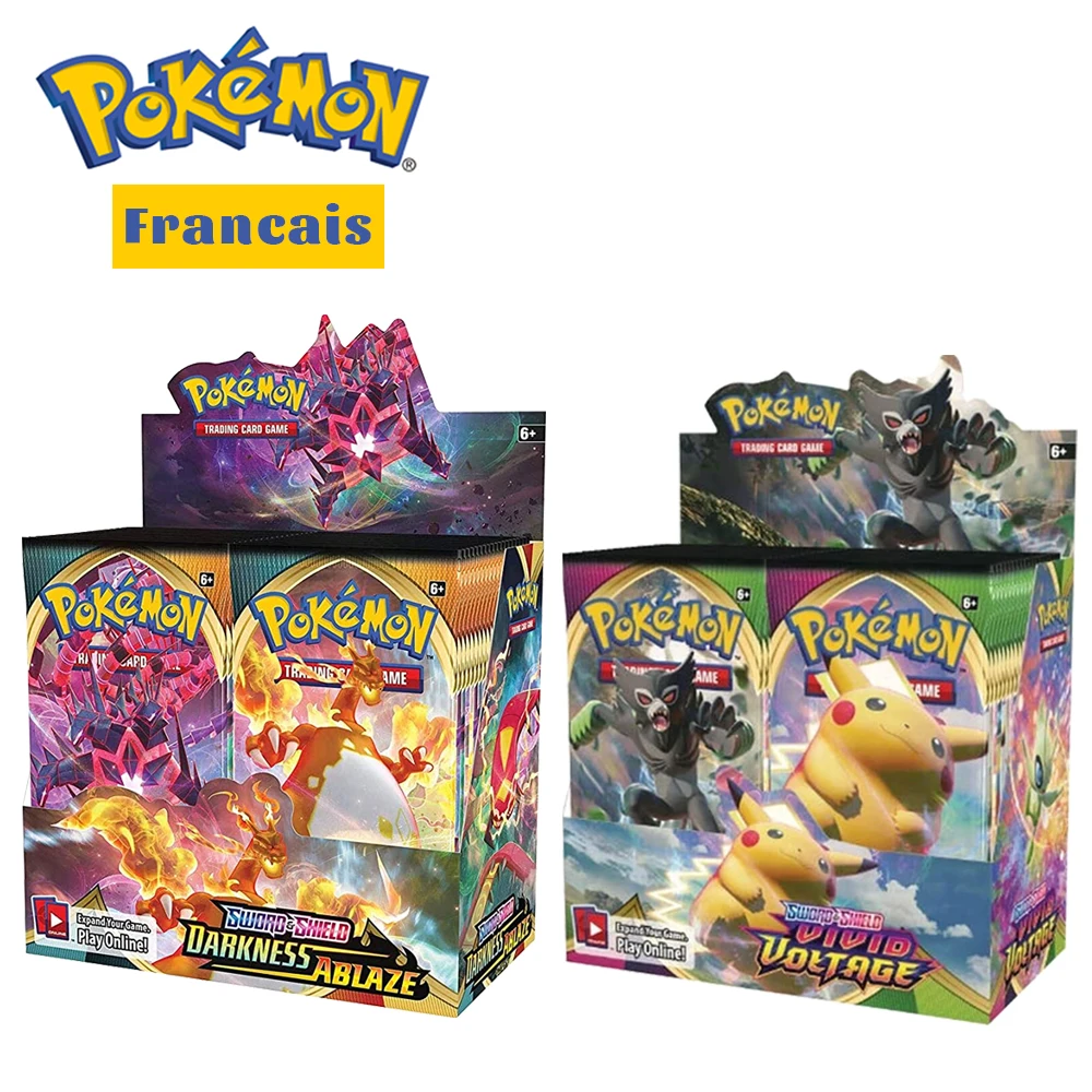 

360Pcs French Version Pokemon Cards Box TCG: Sun & Moon Evolutions Booster Shinny Card Pokemon Game Toy Kids Birthday Gift