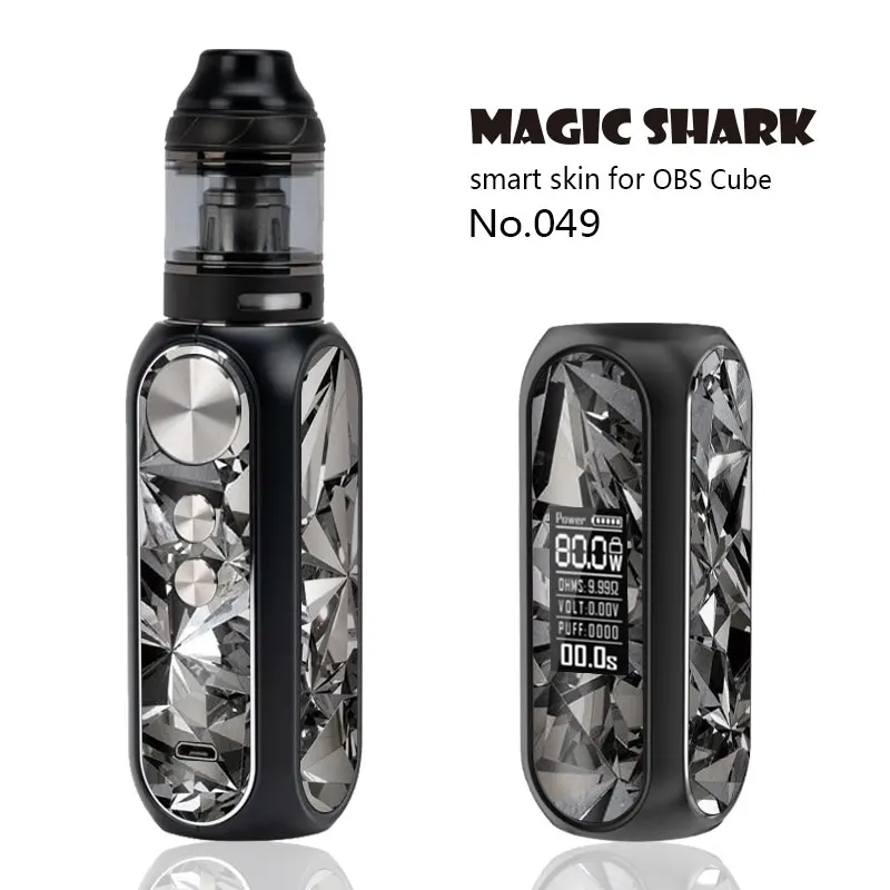 Чехол-наклейка Magic Shark Money Dollar с принтом черепа и граффити Защитная пленка для OBS Cube