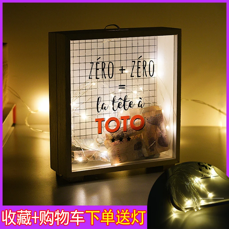 Металлическая ручка онлайн знаменитая Копилка деревянная рука сильные